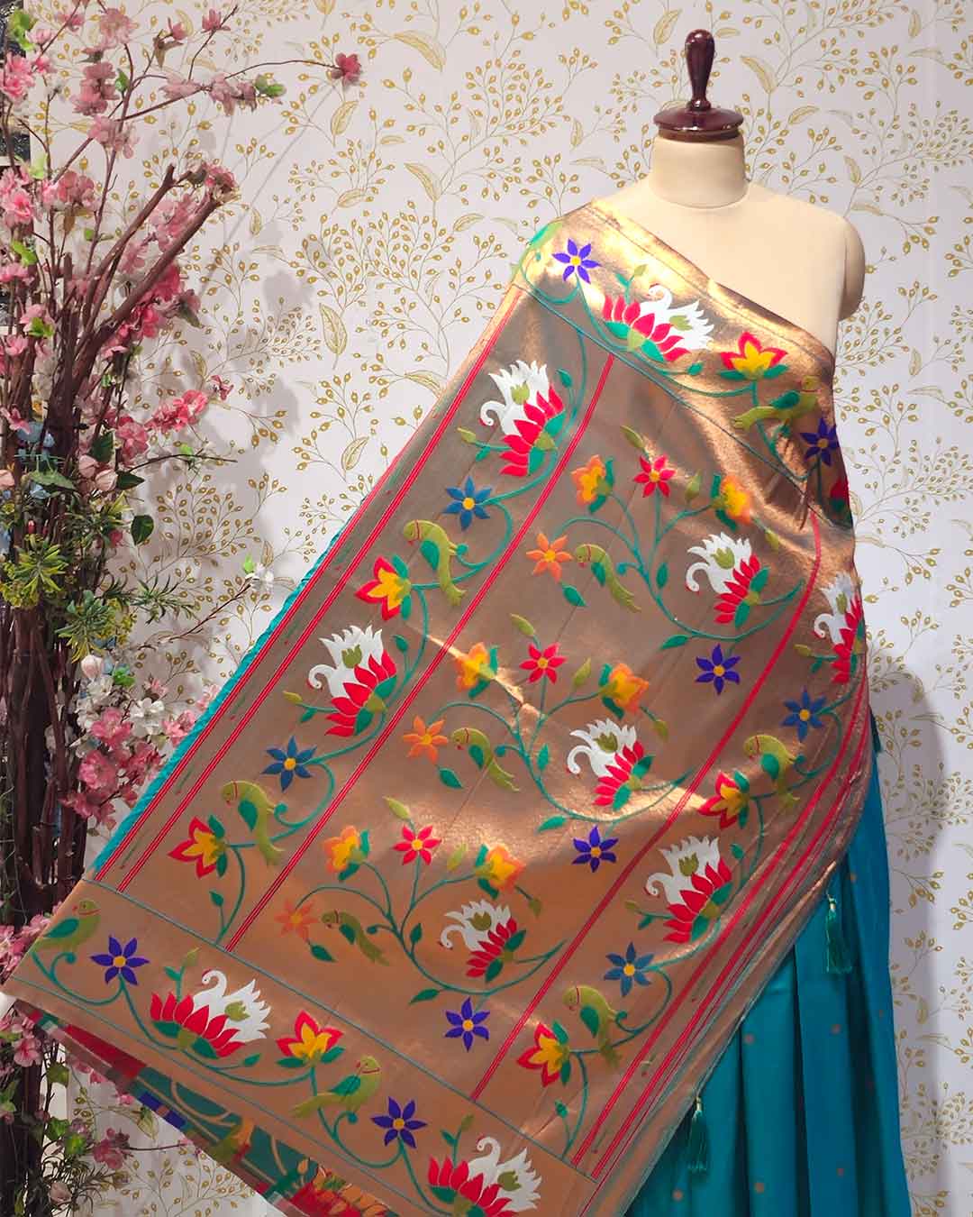 Rajhans Paithani Soft Silk Saree Lightweight Weave | Wedding & Festive Wear