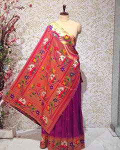 Rajhans Paithani Soft Silk Saree Lightweight Weave | Wedding & Festive Wear