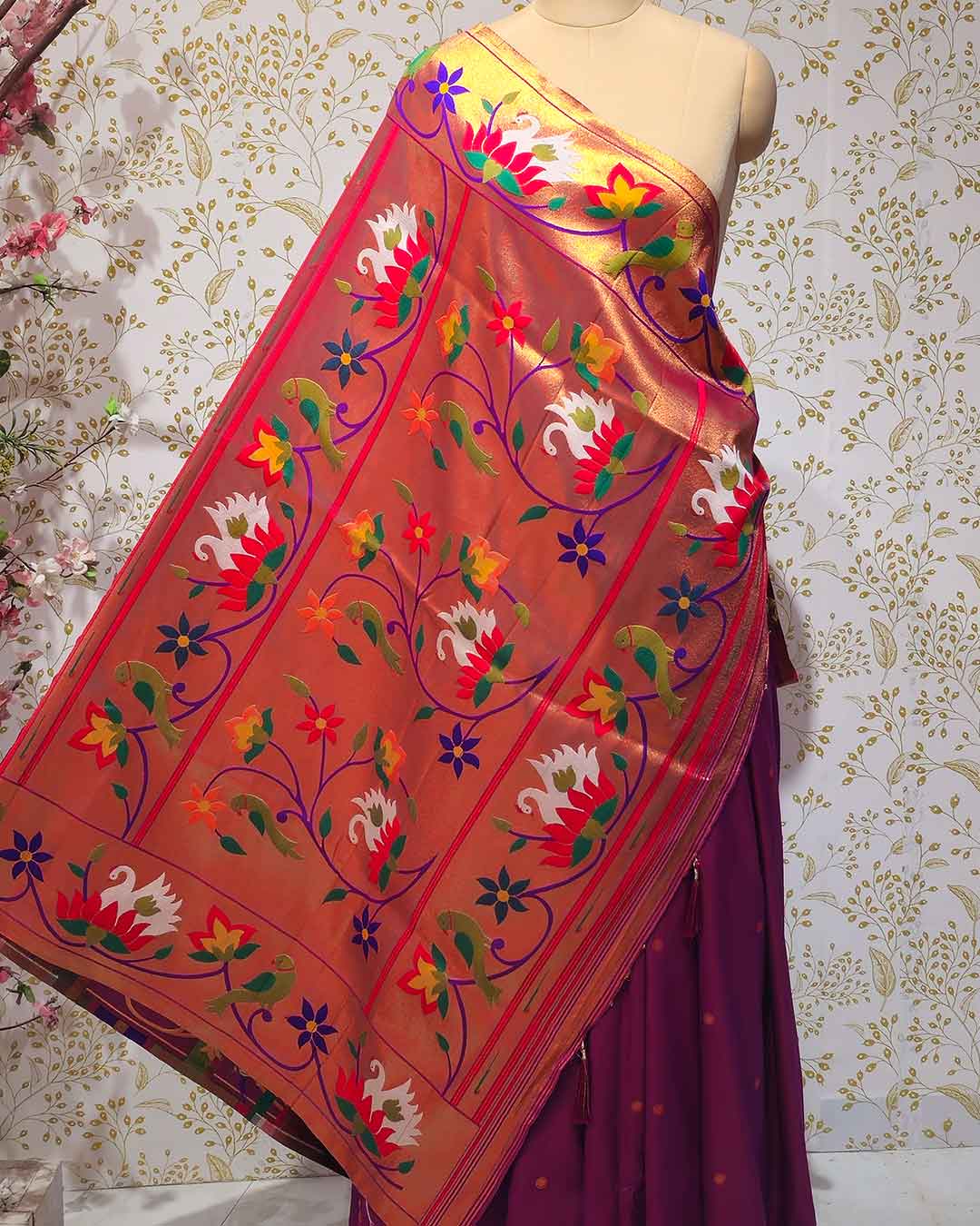 Rajhans Paithani Soft Silk Saree Lightweight Weave | Wedding & Festive Wear
