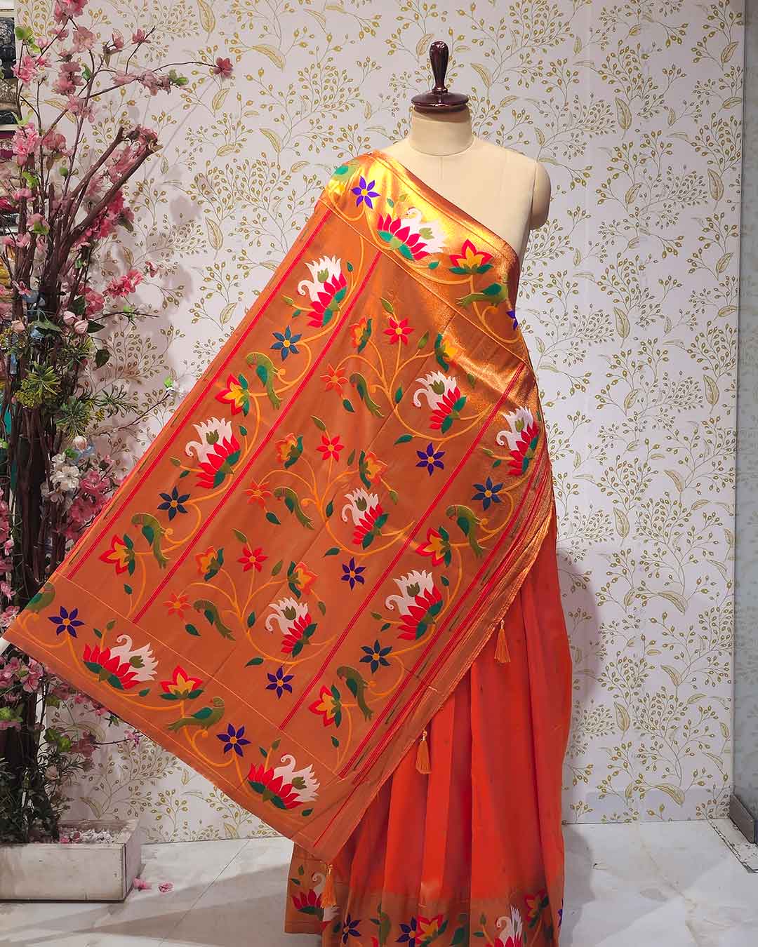 Rajhans Paithani Soft Silk Saree Lightweight Weave | Wedding & Festive Wear