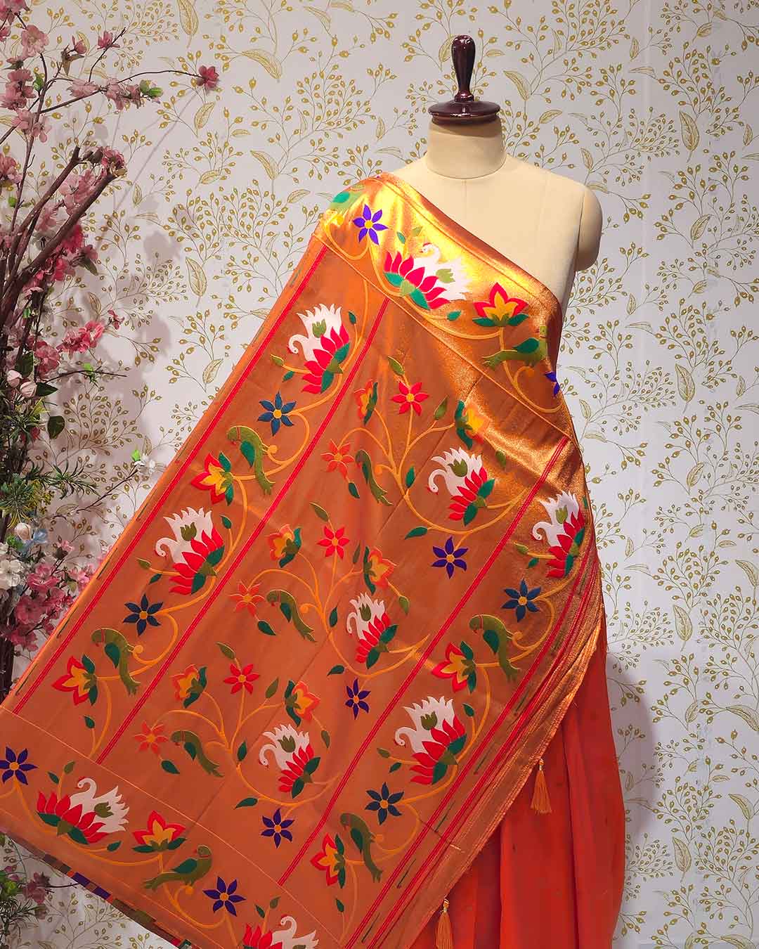 Rajhans Paithani Soft Silk Saree Lightweight Weave | Wedding & Festive Wear