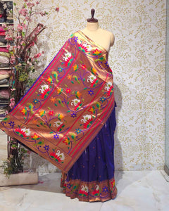Rajhans Paithani Soft Silk Saree Lightweight Weave | Wedding & Festive Wear