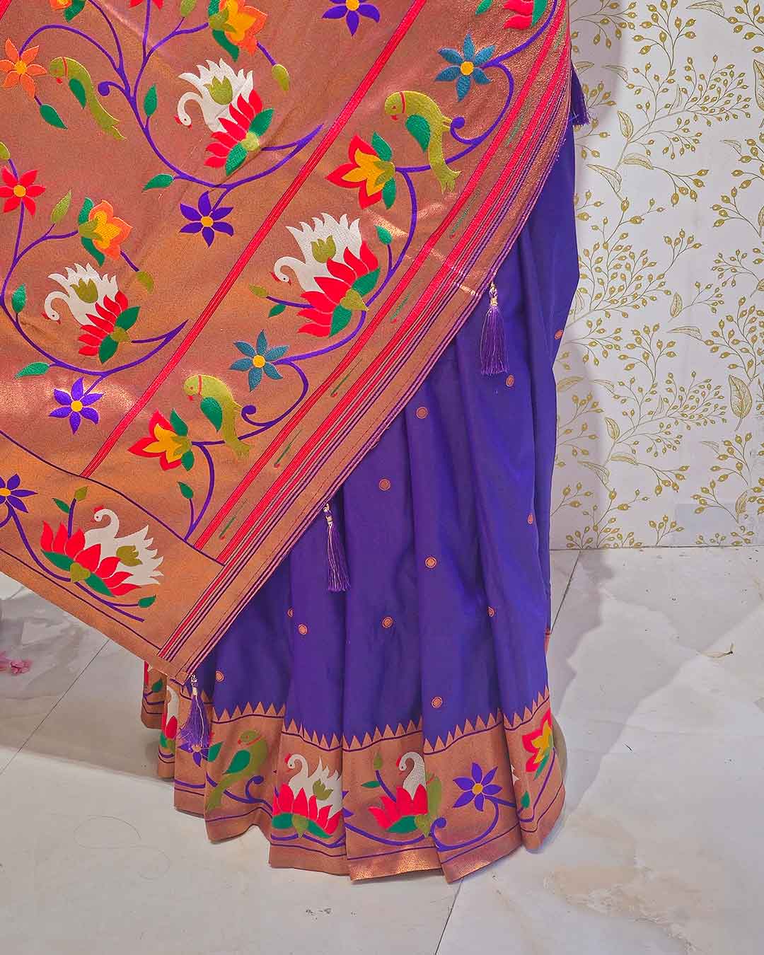 Rajhans Paithani Soft Silk Saree Lightweight Weave | Wedding & Festive Wear