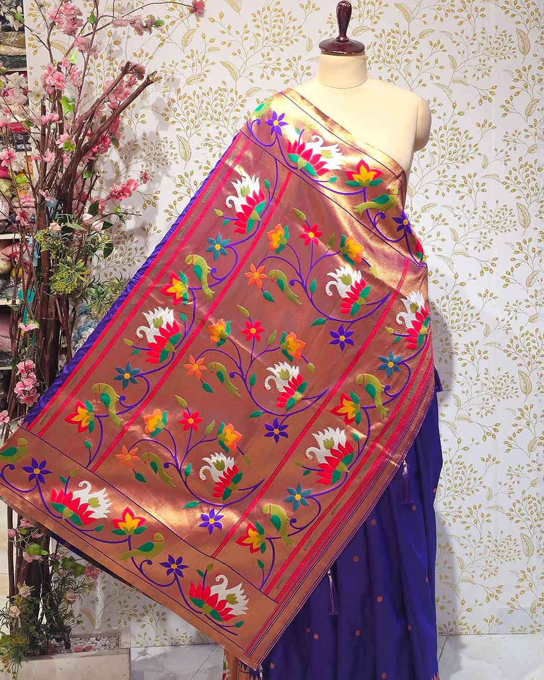 Rajhans Paithani Soft Silk Saree Lightweight Weave | Wedding & Festive Wear