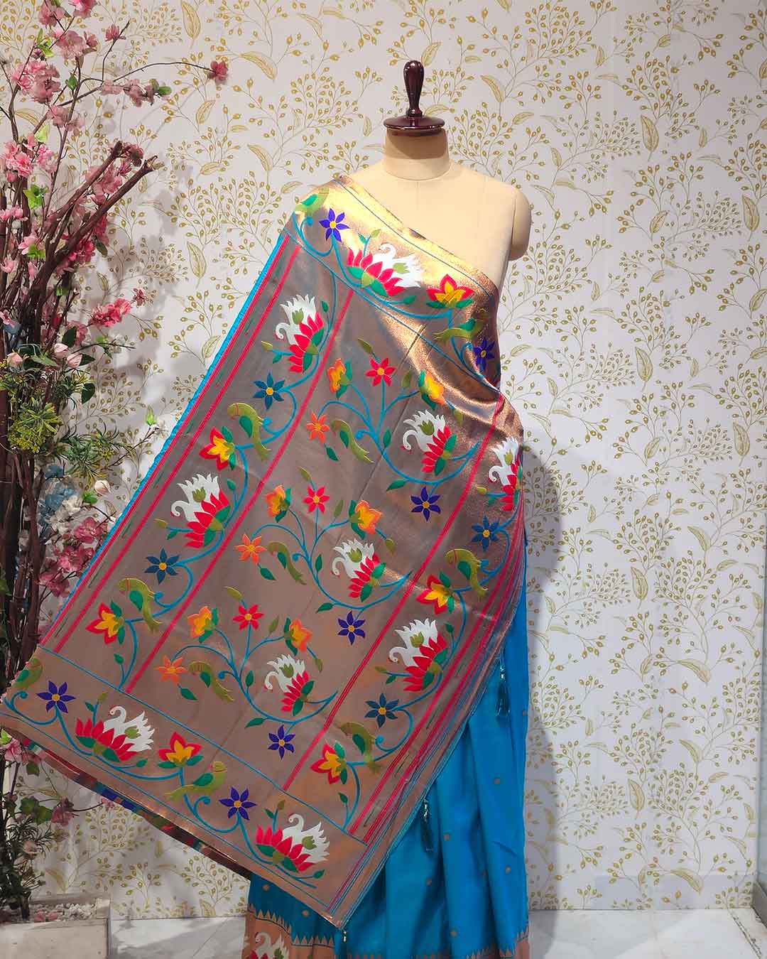 Rajhans Paithani Soft Silk Saree Lightweight Weave | Wedding & Festive Wear