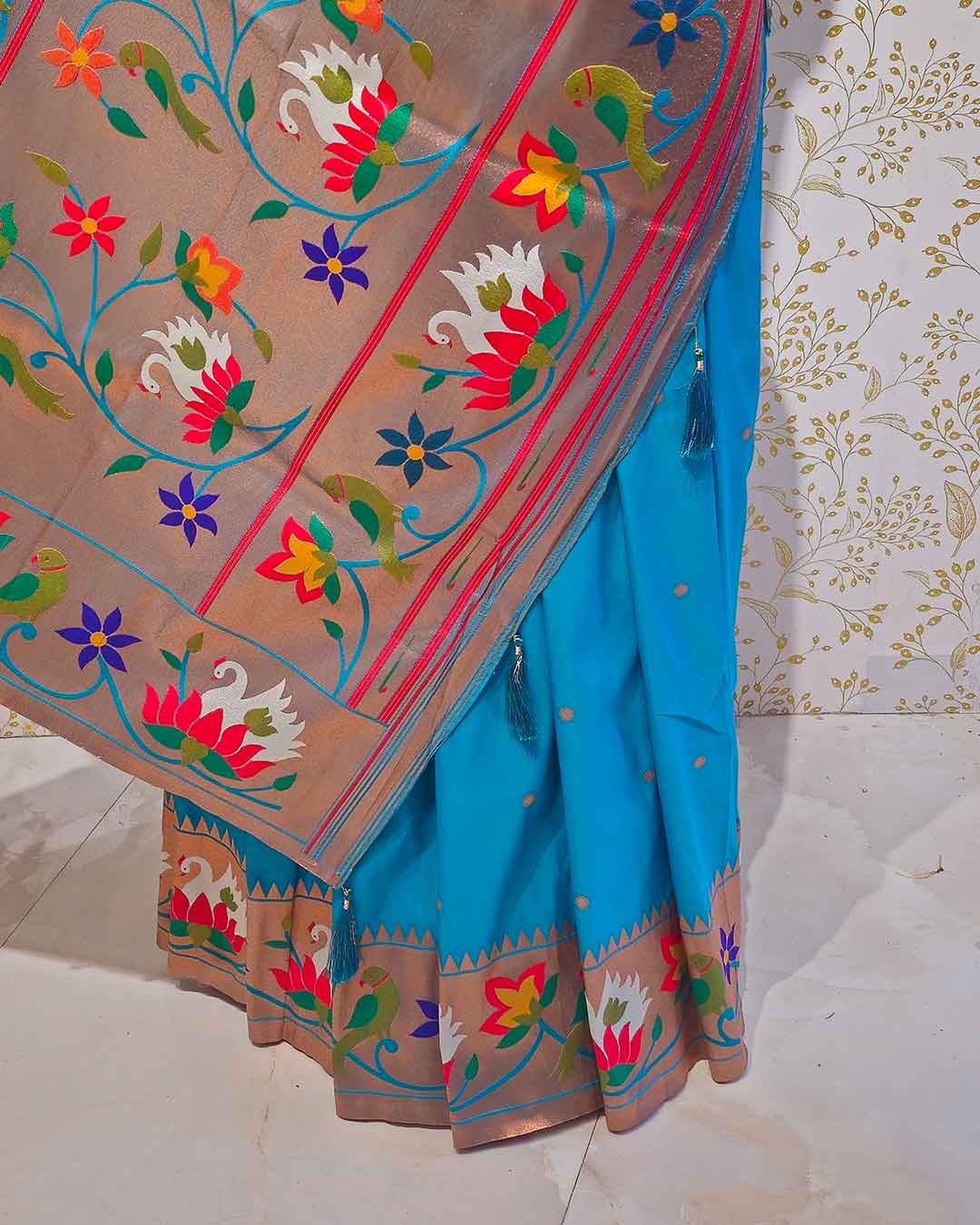 Rajhans Paithani Soft Silk Saree Lightweight Weave | Wedding & Festive Wear