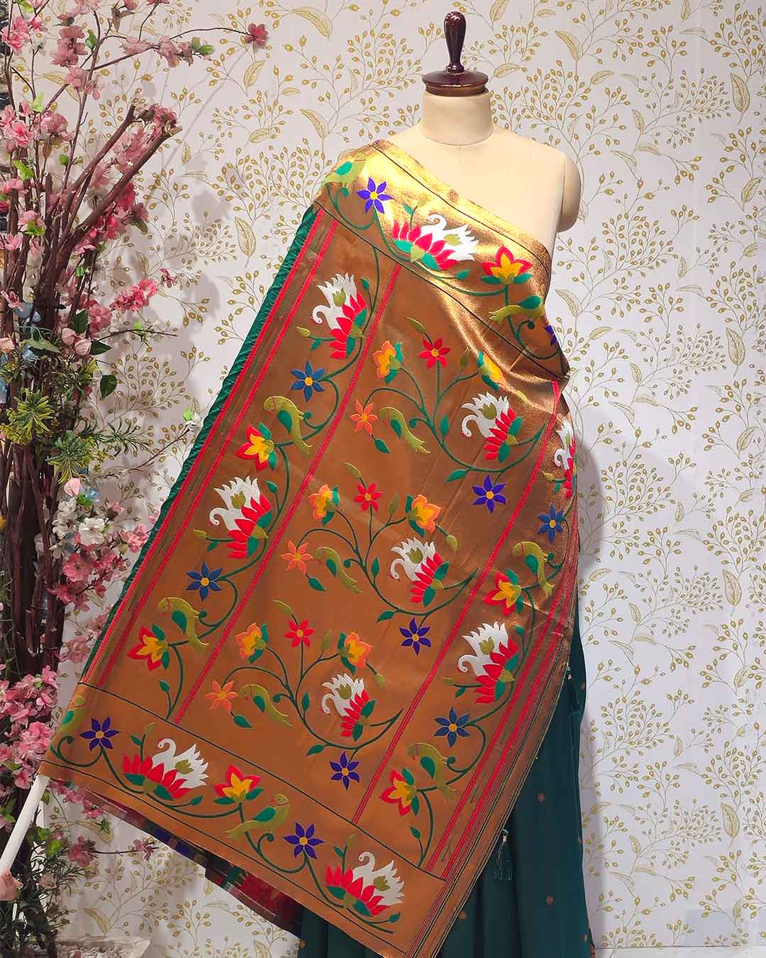 Rajhans Paithani Soft Silk Saree Lightweight Weave | Wedding & Festive Wear