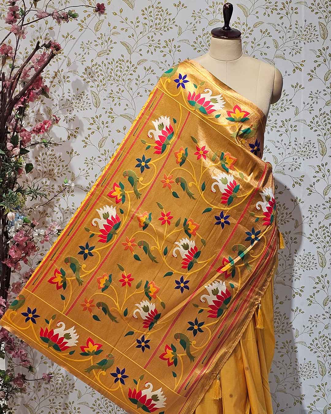 Rajhans Paithani Soft Silk Saree Lightweight Weave | Wedding & Festive Wear