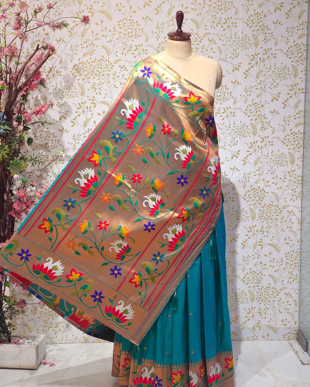 Rajhans Paithani Soft Silk Saree Lightweight Weave | Wedding & Festive Wear