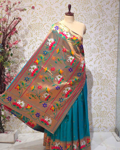 Rajhans Paithani Soft Silk Saree Lightweight Weave | Wedding & Festive Wear
