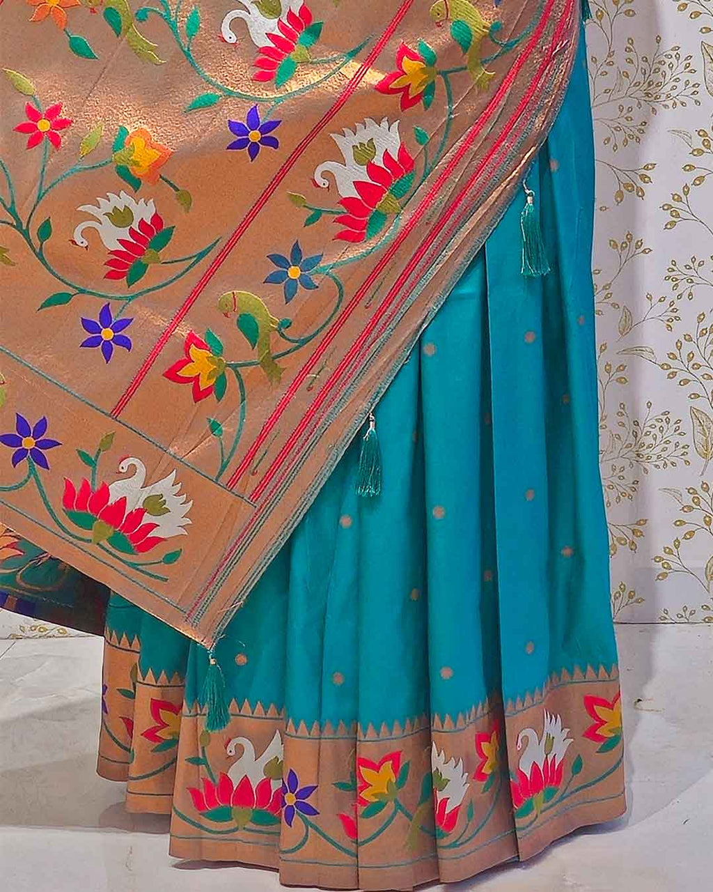 Rajhans Paithani Soft Silk Saree Lightweight Weave | Wedding & Festive Wear