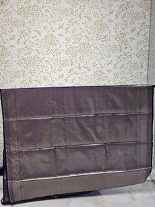 Banarasi Katan Silk Saree  Meenakari Jaal with Floral Brocade Pallu