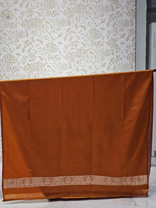 Satin Banarasi Silk Saree  Golden Jaal Work with Jari Brocade Pallu