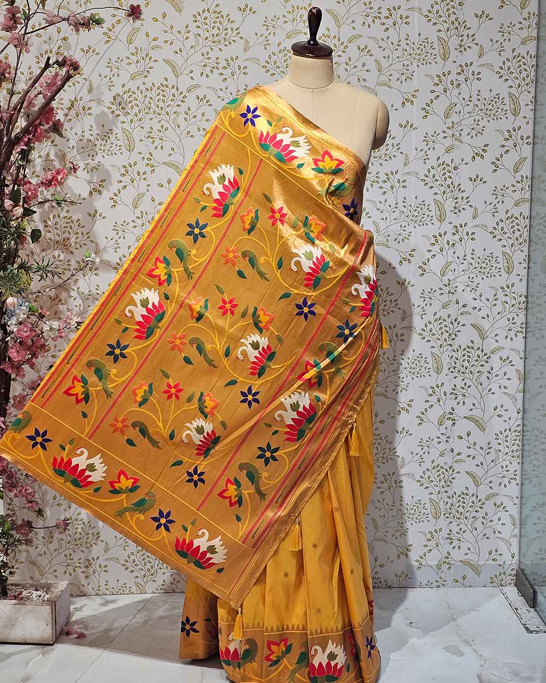 Rajhans Paithani Soft Silk Saree Lightweight Weave | Wedding & Festive Wear
