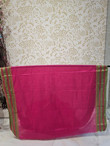 Narayanpeth Cotton Saree  Traditional Border & Lining Pallu