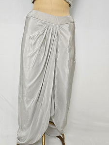 Sequin Ruffle Drape Skirt with Tube Top | Indo-Western Party Wear Set