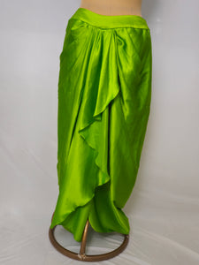 Drape Skirt with 3D Embroidered Top & Organza Jacket | Indo-Western Set