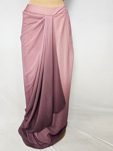 Floral Jacket Drape Skirt with Tube Top | Indo-Western Set