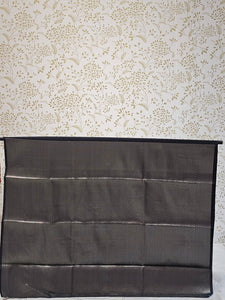 Banarasi Soft Silk Saree  Silver Floral Border & Designer Pallu