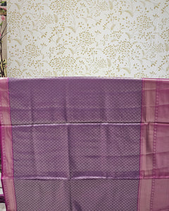 Tissue Kanjivaram Saree  Meenakari Butti & Brocade Designer Pallu
